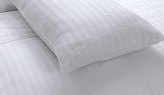 Microfiber Satin Stripe Duvet Set – Hotel Quality