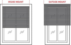 Grey PVC Venetian Blinds 25mm - Trimmable & Waterproof