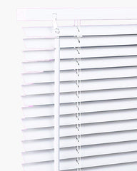 White PVC Venetian Blinds 25mm – Waterproof & Sleek