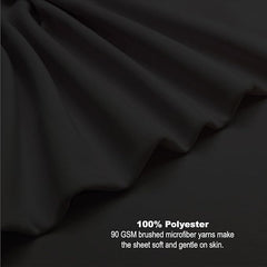 Soft 30cm Microfiber Fitted Sheet – Deep Pocket Bedding