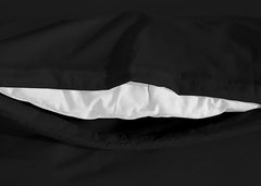 Plain Microfiber Duvet Cover Set with Pillowcases