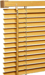 Teak PVC Venetian Blinds 25mm – Wood Grain Look