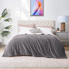 Fluffy Faux Fur Sherpa Fleece Blanket – Soft & Cozy