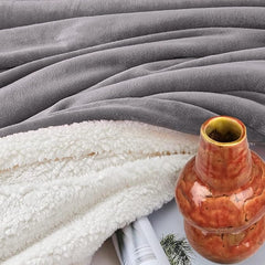 Fluffy Faux Fur Sherpa Fleece Blanket – Soft & Cozy