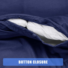 Polycotton Embroidered Bratta Hotel Quality Duvet Cover Set