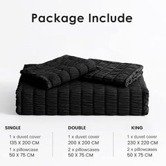 Hotel Quality Polycotton Seersucker Duvet Cover