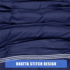 Polycotton Embroidered Bratta Hotel Quality Duvet Cover Set