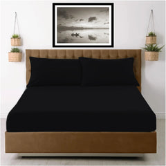 40cm deep pocket and 4th corner elastic on microfiber fitted sheet