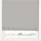Light Grey Square Eyelet Light Filtering Roller Blinds