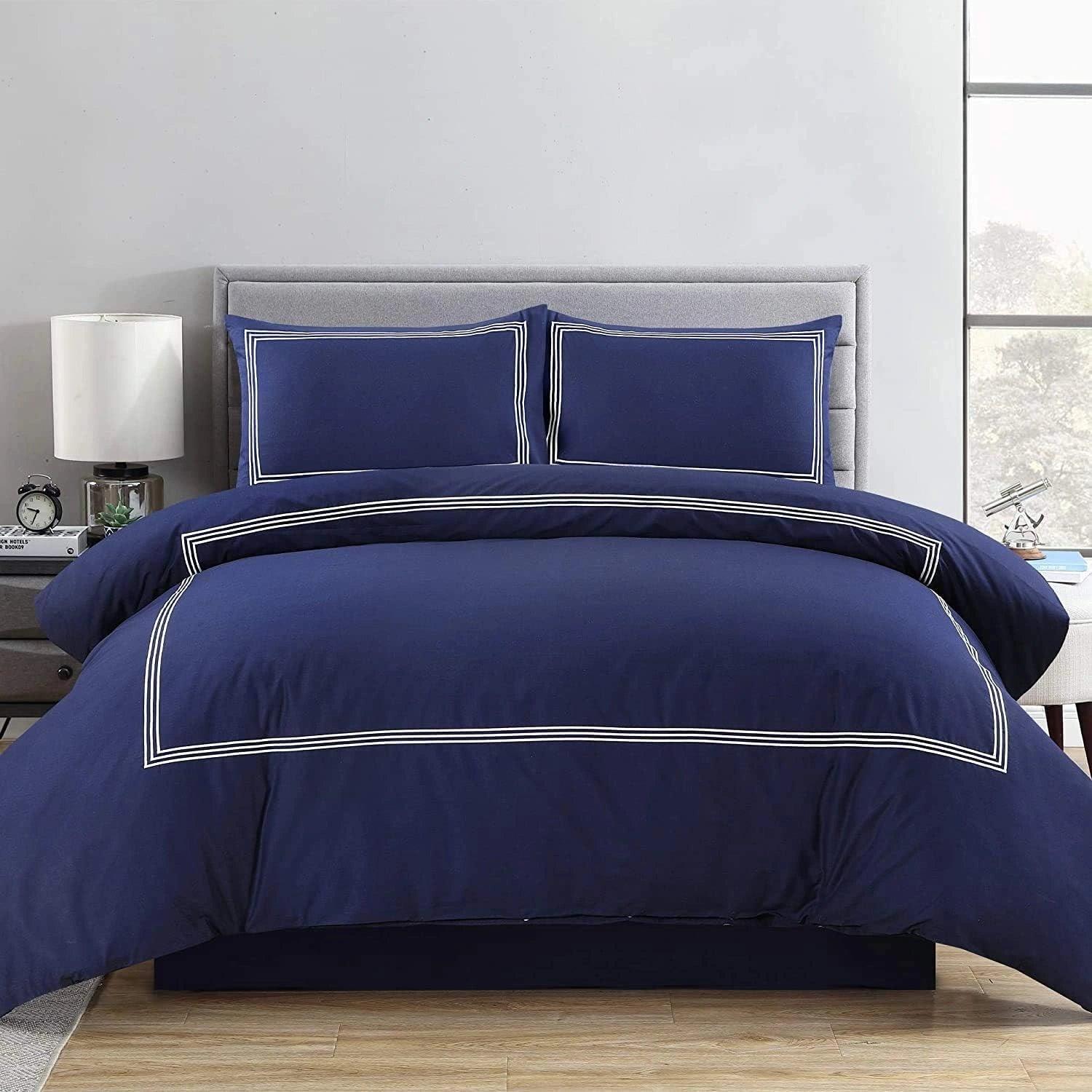 Bratta hotel quality polycotton duvet cover set
