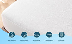 Mattress protector with all-around elastic for secure fit
