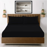 Soft microfiber fitted sheet with 30cm deep pocket