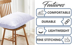 4 Pack Egyptian Cotton Pillowcases – Soft & Cool