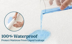 Mattress protector with all-around elastic for secure fit