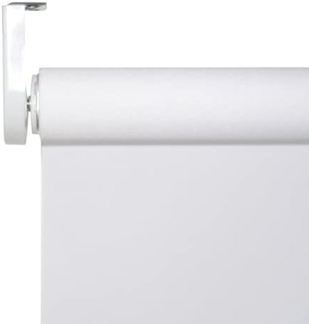 White Square Light Filtering Eyelet Roller Blinds
