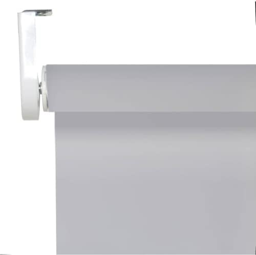 Light Grey Square Eyelet Light Filtering Roller Blinds