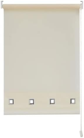 Natural Square Eyelet Light Filtering Roller Blinds