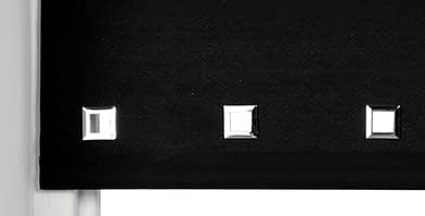 Black Eyelet Roller Blinds – Light Filtering Design