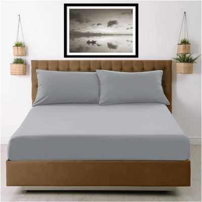 Close-up of 30cm deep pocket for perfect mattress fit