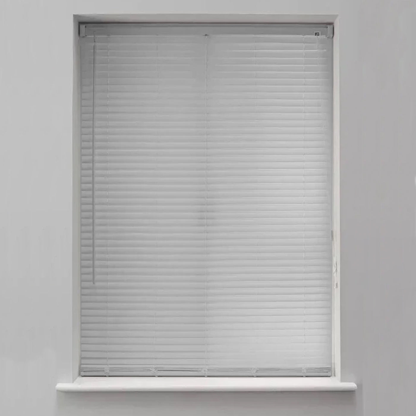 Grey PVC Venetian Blinds 25mm Slats Trimmable Window Blind