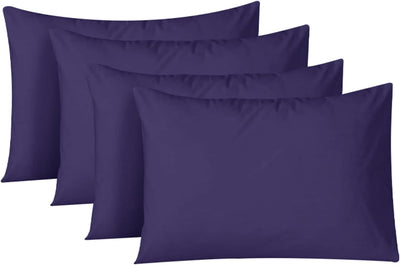 100% Egyptian Cotton Pillow Cases 4 Pack Set