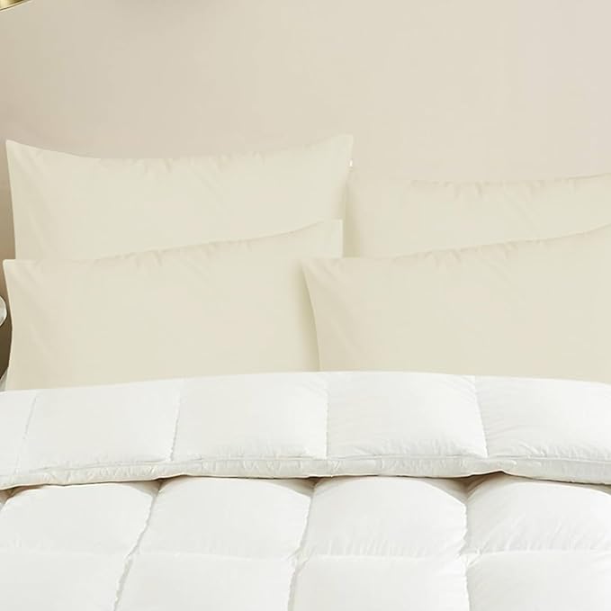 4 Pack Egyptian Cotton Pillowcases – Soft & Cool