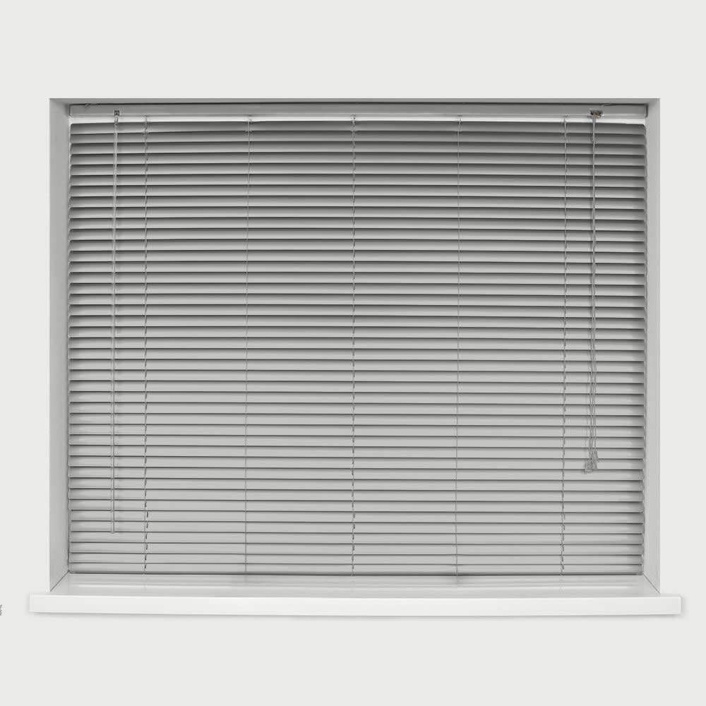 Grey PVC Venetian Blinds 25mm - Trimmable & Waterproof