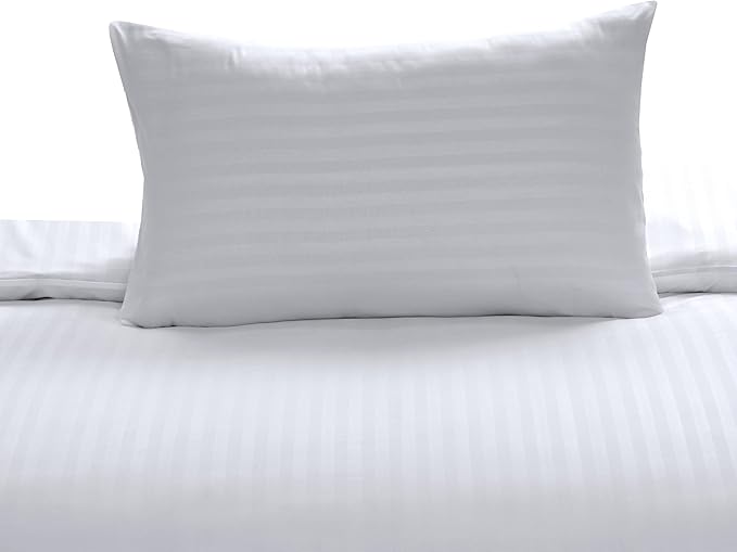 Microfiber Satin Stripe Duvet Set – Hotel Quality