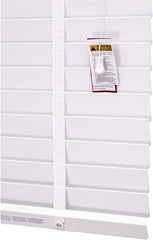 White Faux Wood Venetian Blinds with 50mm Slats