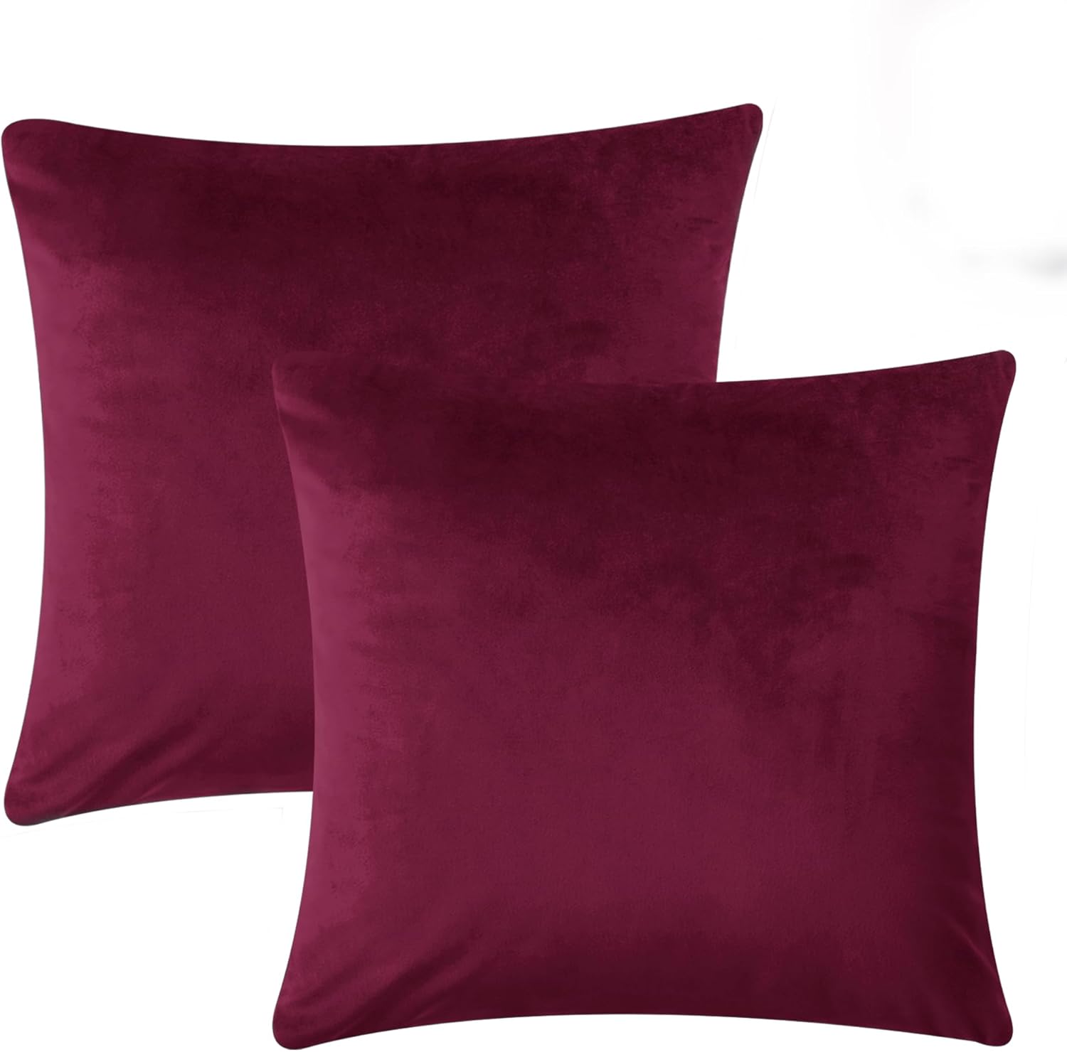 2 Pack Velvet Cushion Covers – 18x18 Inch Soft Touch