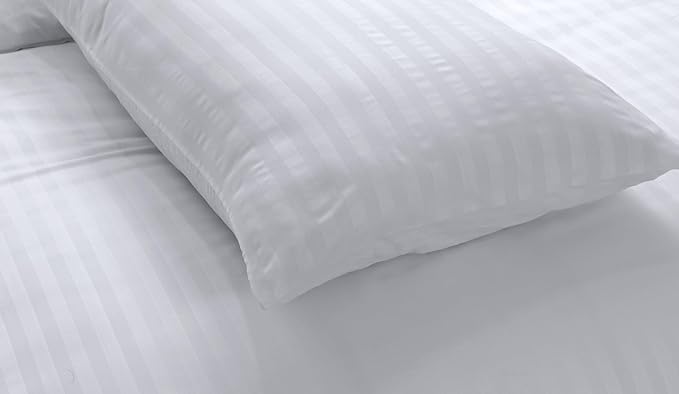 Microfiber Satin Stripe Duvet Set – Hotel Quality