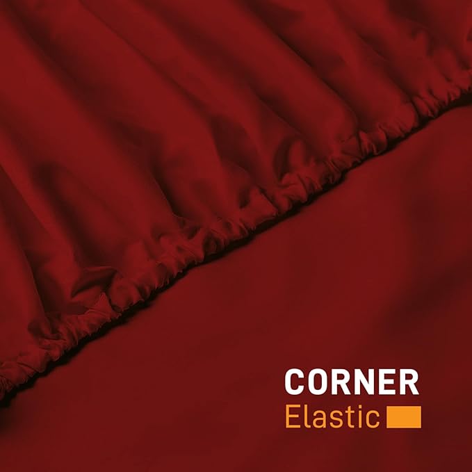 25cm Microfiber Soft Elastic Fitted Bed Sheet