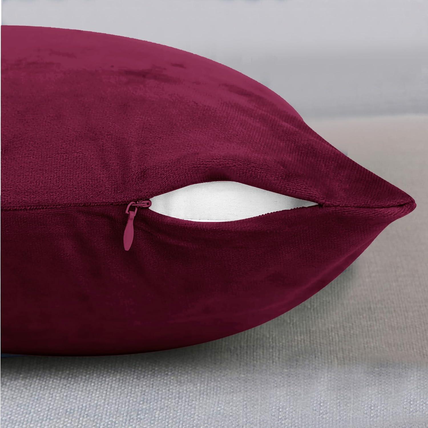 2 Pack Velvet Cushion Covers – 18x18 Inch Soft Touch