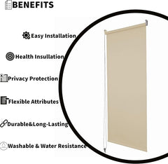 Cappuccino Thermal Blackout Roller Blind – UV Block