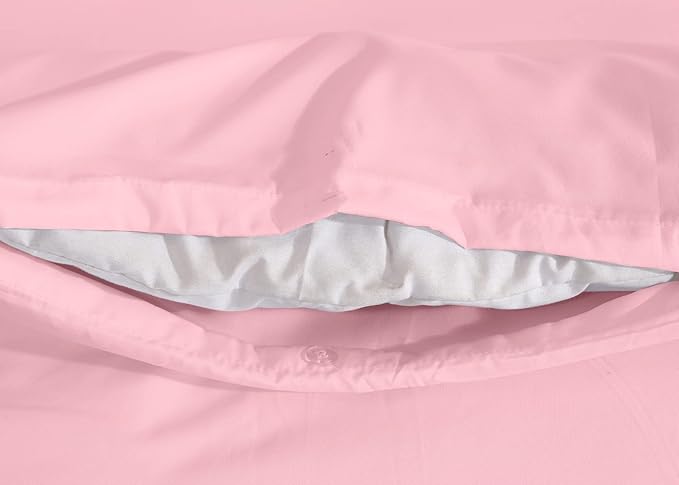 Plain Microfiber Duvet Cover Set with Pillowcases