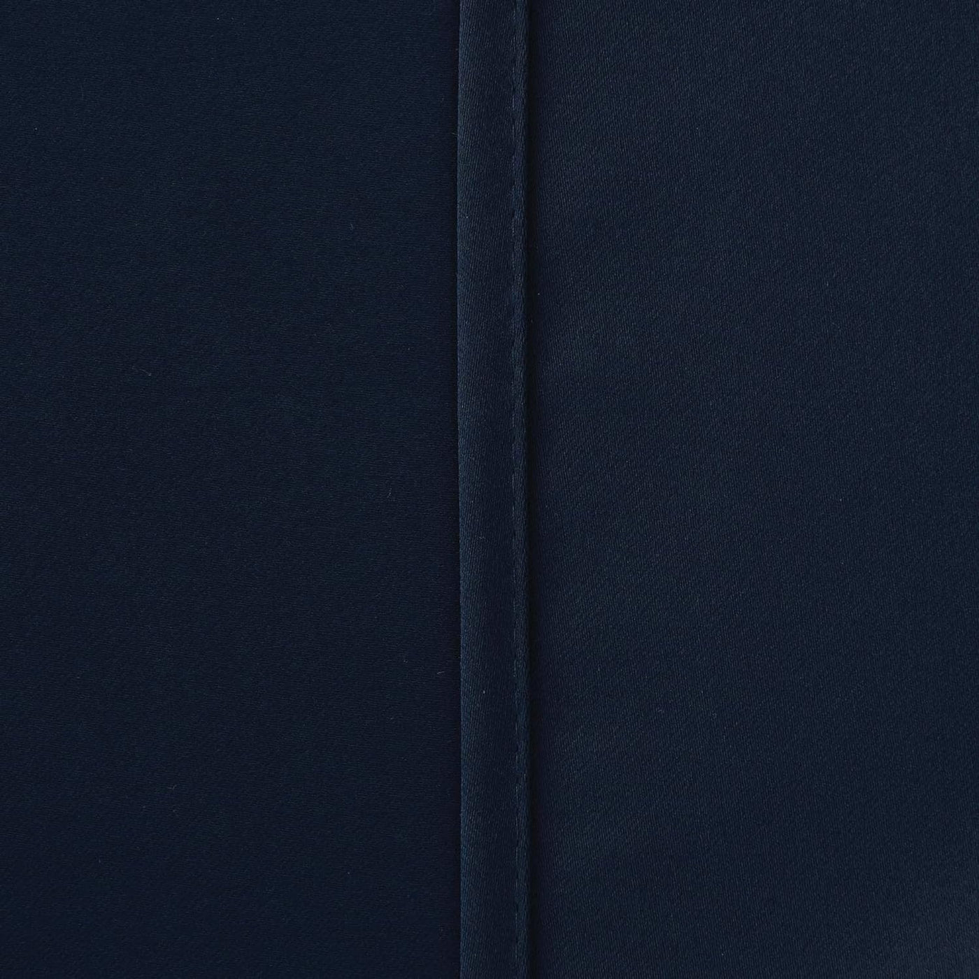 Navy Blue Microfiber Blackout Curtains 2 Panels with Eyelets and Tie Backs