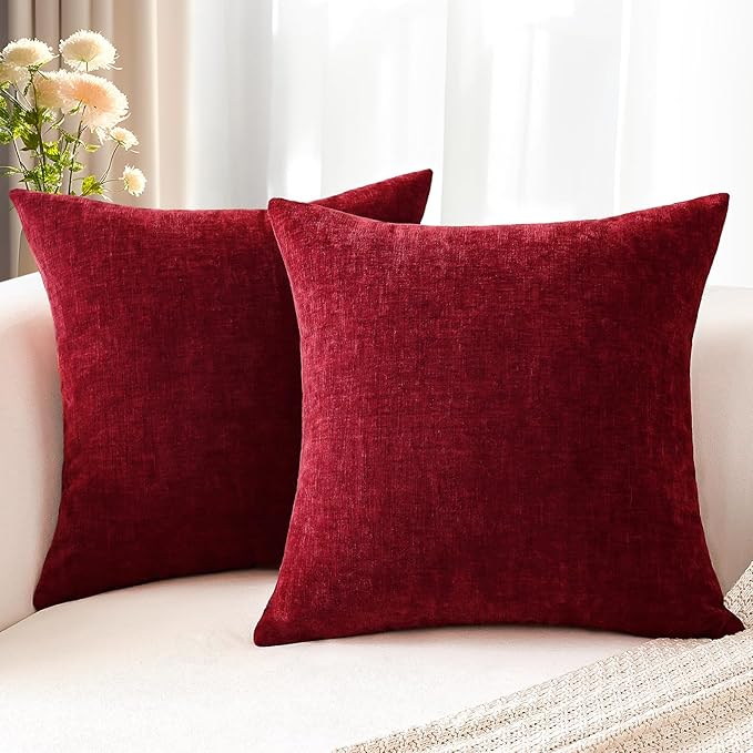 2 Pack Velvet Cushion Covers – 18x18 Inch Soft Touch