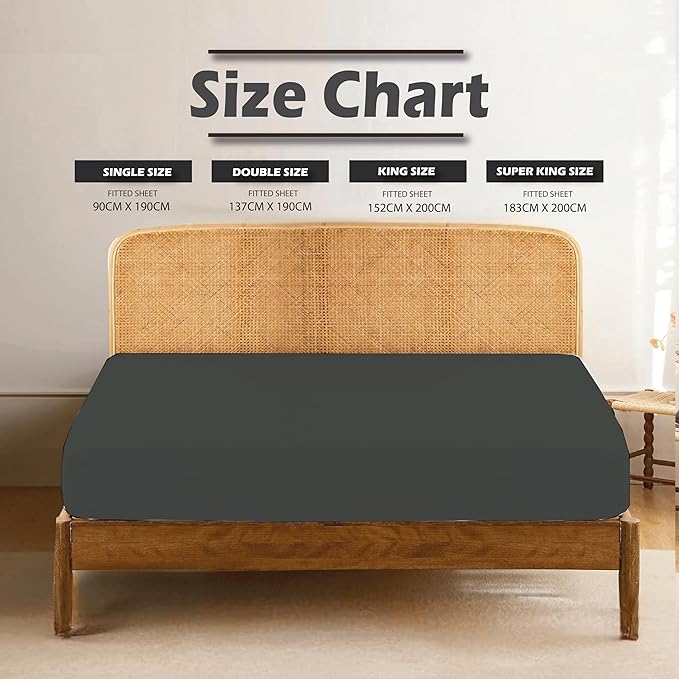 Soft 30cm Microfiber Fitted Sheet – Deep Pocket Bedding