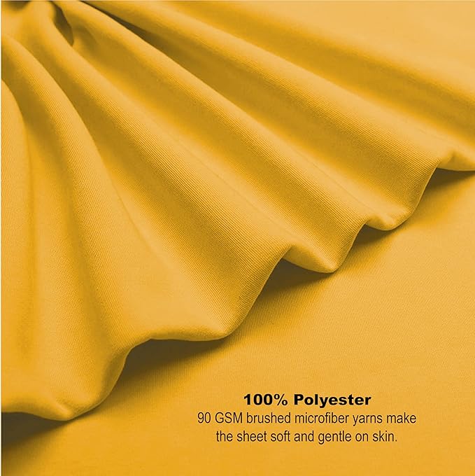 Soft 30cm Microfiber Fitted Sheet – Deep Pocket Bedding