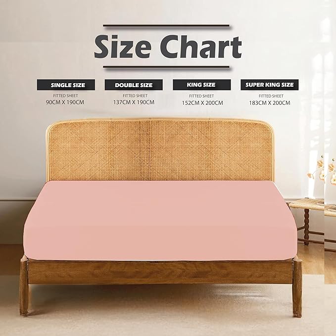 Soft 30cm Microfiber Fitted Sheet – Deep Pocket Bedding