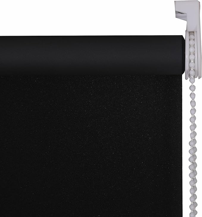 Black Eyelet Roller Blinds – Light Filtering Design