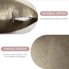 2 Pack Velvet Cushion Covers – 18x18 Inch Soft Touch