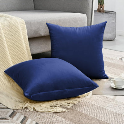 Pack of 2 Velvet Cushion Covers 18x18 inch