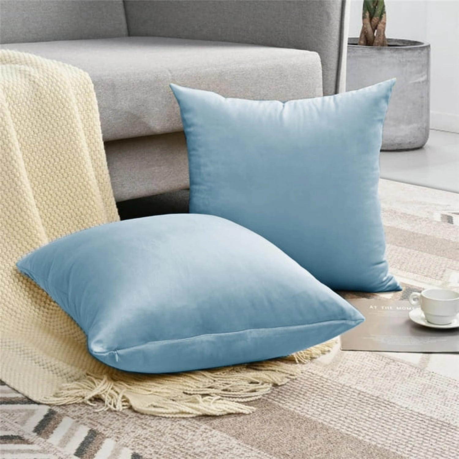 2 Pack Velvet Cushion Covers – 18x18 Inch Soft Touch