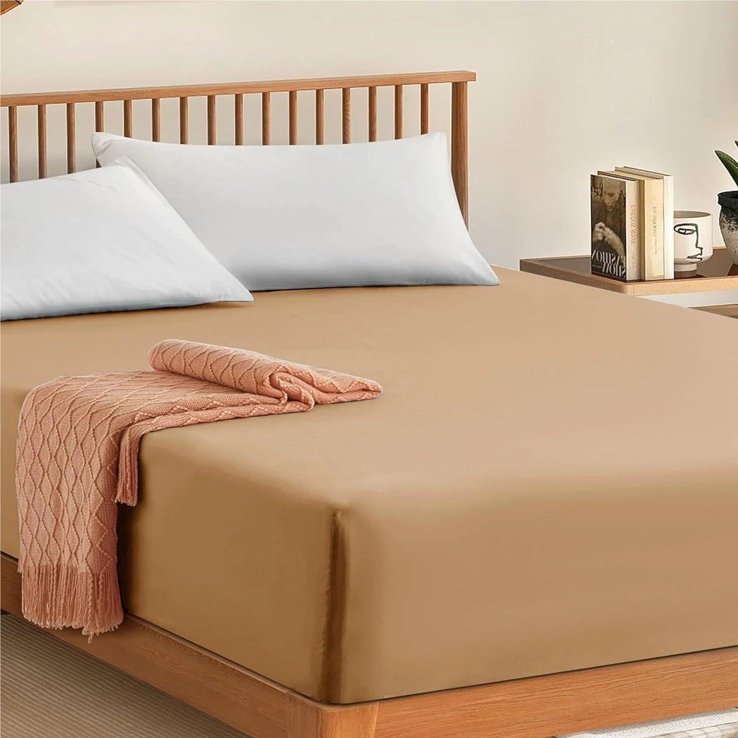 Fitted Sheet Cotton beige