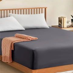 Fitted Sheet Cotton Charcoal 