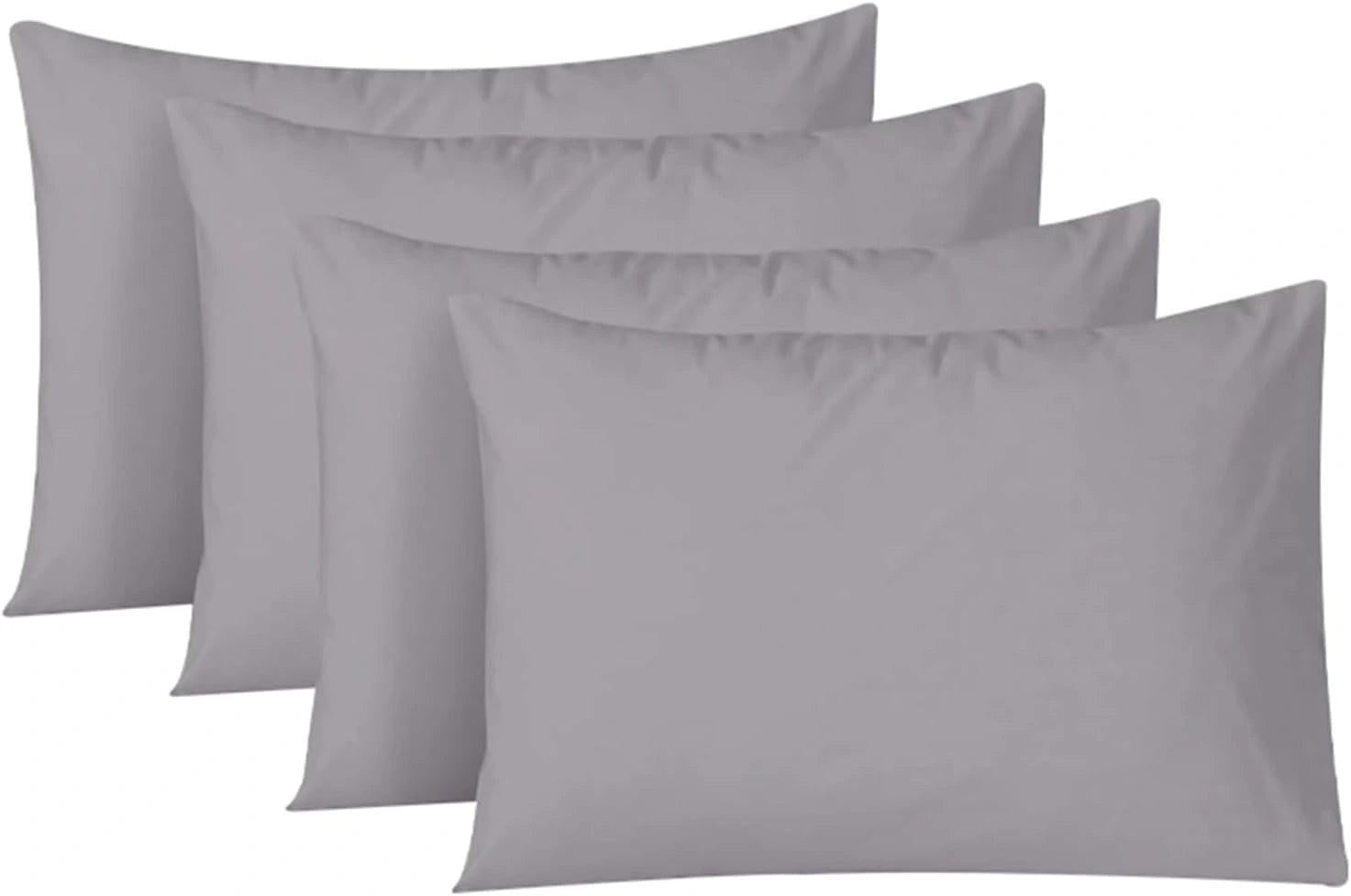 4 Pack Egyptian Cotton Pillowcases – Soft & Cool