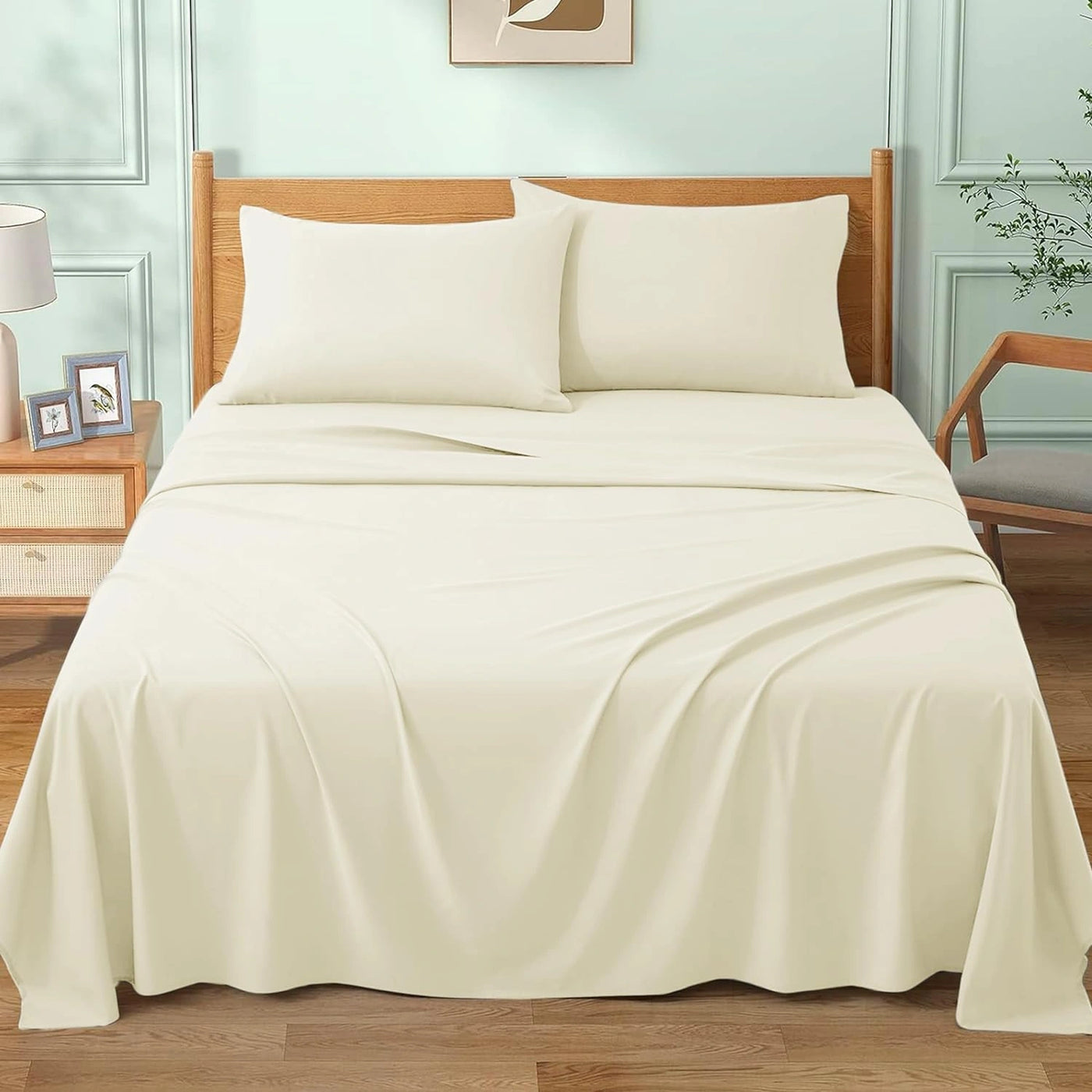 Cotton flat sheets available in white, grey, cream, navy, beige, and charcoal