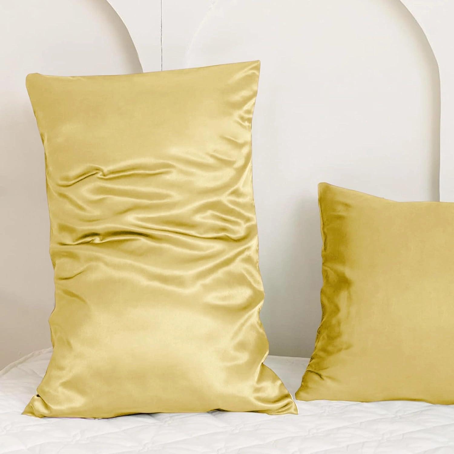 2 Pack Satin Silk Pillowcases – 50x75cm, Soft & Cool