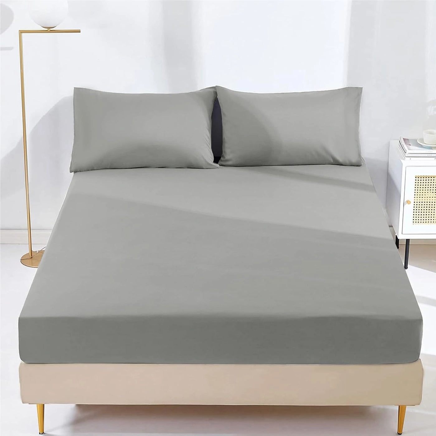 25cm microfiber soft elastic fitted bed sheet
